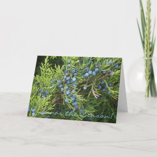 Cartes Pour Fêtes Annuelles Savor la saison (Devant)