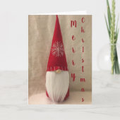 CARTES POUR FÊTES ANNUELLES *SCANDANAVIAN GNOME* DIT QUE LES JOURS PEUVENT ÊTR (Devant)