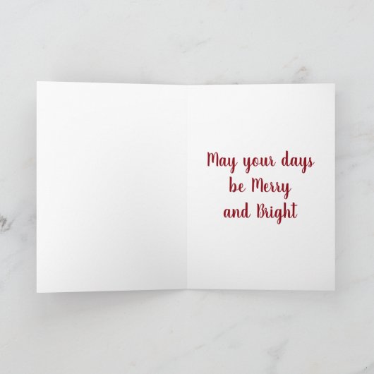 CARTES POUR FÊTES ANNUELLES *SCANDANAVIAN GNOME* DIT QUE LES JOURS PEUVENT ÊTR (Intérieur)