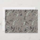 Cartes Pour Fêtes Annuelles Scandi moderne noir élégant script photo de Noël (Dos)