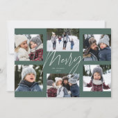 Cartes Pour Fêtes Annuelles Scénario moderne joyeux sage 6 photo collage de No (Devant)