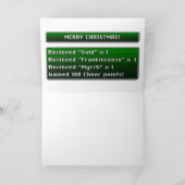 Cartes Pour Fêtes Annuelles scène de 16 bits de nativité de RPG (Intérieur)