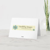 Cartes Pour Fêtes Annuelles Scène de Noël (Dos)