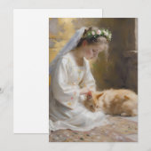 Cartes Pour Fêtes Annuelles Scène de Pâques A - Huiles (Devant / Derrière)