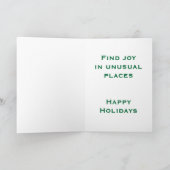 Cartes Pour Fêtes Annuelles Scène de rue des Vacances (Intérieur)