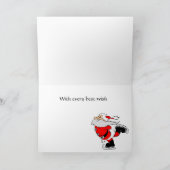 Cartes Pour Fêtes Annuelles Scène d'hiver, une maison par le lac (Intérieur)