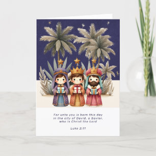 Cartes Pour Fêtes Annuelles Scène et écriture religieuse de la Nativité de Noë