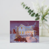 Cartes Pour Fêtes Annuelles Scène familiale de Noël (Debout devant)
