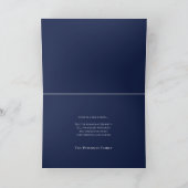 Cartes Pour Fêtes Annuelles Scène sacrée de neige de Noël (Intérieur)