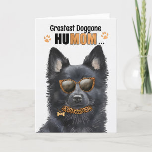 Cartes Pour Fêtes Annuelles Schipperke Chien Best HuMOM Jour des Mères