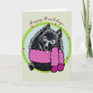 Cartes Pour Fêtes Annuelles Schipperke Joyeux Howlidays