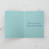 Cartes Pour Fêtes Annuelles Schnauzer - Easter Bone Hunt, Anyone ? (Intérieur)
