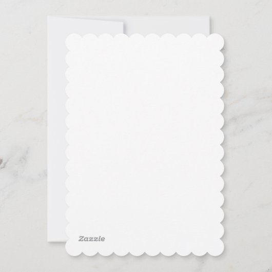 Cartes Pour Fêtes Annuelles schnoodle blanc se tenant avec Noël rouge (Dos)