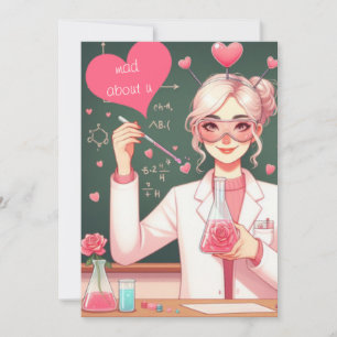 Cartes Pour Fêtes Annuelles Scientifique mignon pour la Saint-Valentin