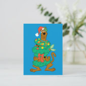 Cartes Pour Fêtes Annuelles Scooby de Noël (Debout devant)