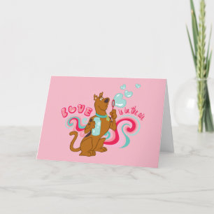 Cartes Pour Fêtes Annuelles Scooby-Doo - L'Amour Est Dans L'Air
