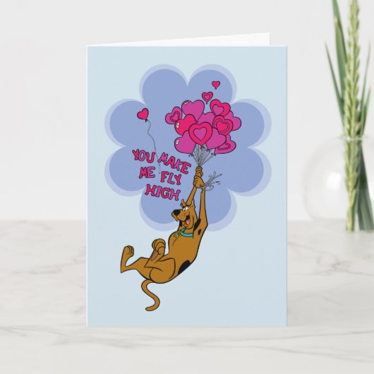 Cartes Pour Fêtes Annuelles Scooby-Doo - Vous Me Faites Voler Haut (Devant)