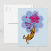 Cartes Pour Fêtes Annuelles Scooby-Doo - Vous Me Faites Voler Haut (Devant / Derrière)