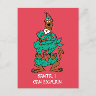 Cartes Pour Fêtes Annuelles Scooby-Doo Wrapped in Wreaths