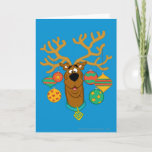 Cartes Pour Fêtes Annuelles Scooby the Reindeer<br><div class="desc">Scooby doo holidays</div>