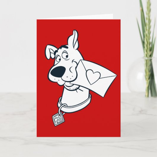 Cartes Pour Fêtes Annuelles Scooby Valentine's Day (Devant)