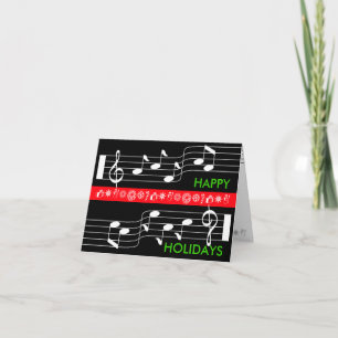 Cartes Pour Fêtes Annuelles Score Black