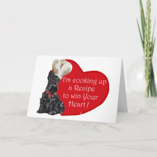 Cartes Pour Fêtes Annuelles Scottie Chef Saint-Valentin