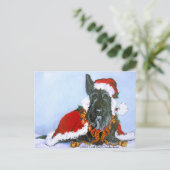 Cartes Pour Fêtes Annuelles Scottie Claus (Debout devant)