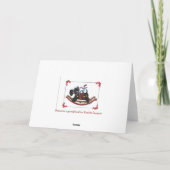 Cartes Pour Fêtes Annuelles Scottie de balancier (Dos)