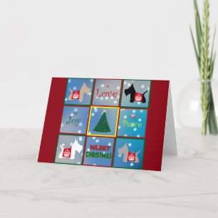 Cartes Pour Fêtes Annuelles Scottie Joyry Christmas