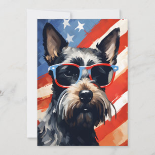 Cartes Pour Fêtes Annuelles Scottish Terrier 4 juillet fête de l'indépendance