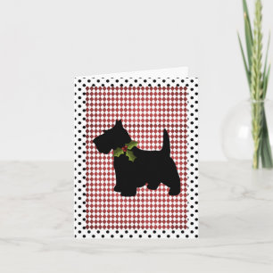 Cartes Pour Fêtes Annuelles Scottish Terrier Christmas Fun Scottie Dog Custom