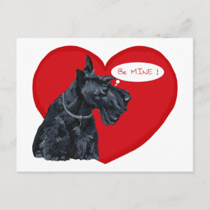 Cartes Pour Fêtes Annuelles Scottish Terrier Valentine