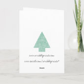 Cartes Pour Fêtes Annuelles Scribble Arbre de Noël (Dos)
