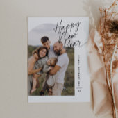 Cartes Pour Fêtes Annuelles Script Bonne Année Photo Arche Moderne Noël