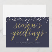 Cartes Pour Fêtes Annuelles Script Bonnes Fêtes (Devant / Derrière)