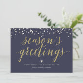 Cartes Pour Fêtes Annuelles Script Bonnes Fêtes (Debout devant)