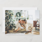 Cartes Pour Fêtes Annuelles Script Buon Natale Photo Holiday Card (Dos)