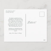 Cartes Pour Fêtes Annuelles Script classique Joyeux Noël deux photo vert (Dos)