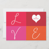Cartes Pour Fêtes Annuelles Script d'amour moderne nommé personne Valentines (Devant)