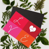 Cartes Pour Fêtes Annuelles Script d'amour moderne nommé personne Valentines