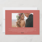 Cartes Pour Fêtes Annuelles Script de calligraphie de Noël marié (Dos)