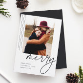 Cartes Pour Fêtes Annuelles Script de hachage | Photo verticale