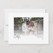 Cartes Pour Fêtes Annuelles Script de Noël moderne Gratuit photo dénaturée (Devant)