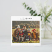 Cartes Pour Fêtes Annuelles Script Hispanique Feliz Navidad Noël photo (Debout devant)