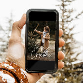 Cartes Pour Fêtes Annuelles Script manuscrit Joyeux Noël 2 Photo