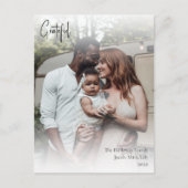 Cartes Pour Fêtes Annuelles Script manuscrit moderne Gratuit photo complète (Devant)