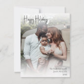 Cartes Pour Fêtes Annuelles Script manuscrit moderne photo complète (Devant)