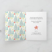 Cartes Pour Fêtes Annuelles Script moderne Black Fun Snowflakes Bokeh Overlay (Intérieur)