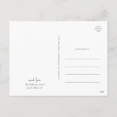 Cartes Pour Fêtes Annuelles Script moderne de Noël à trois photos (Dos)